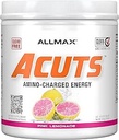 ALLMAX Nutrition AMINOCUTS (ACUTS), Amino-Charged Energy Drink med Taurine, L-Carnitin, Green Coffee Bean Extract, Pink Lemonade, 30 Servere