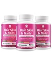 1 krop hår hud negle Vitamin Kompleks med Biotin - Komplet formel med 26 essentielle vitaminer til mænd og kvinder - 3 pakke