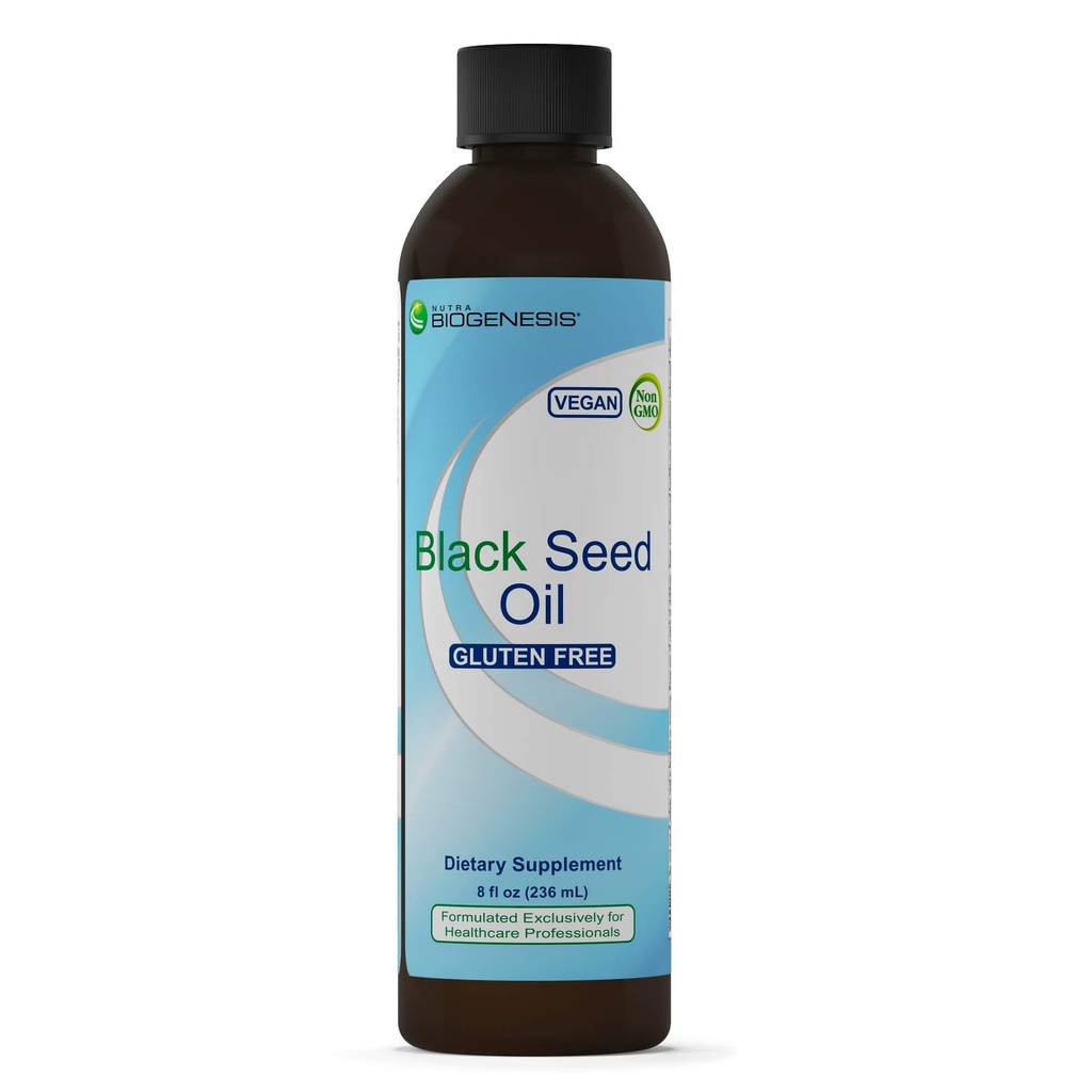 Nutra BioGenesis - Black Seed Oil - Black Cumin Seed Extract - Vegan, Gluten Free, Non-GMO - 8 Fluid Ounces