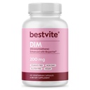 BESTVITE DIM (Diindolylmethan) 200mg med Bioperine (120 vegetariske kapsler) - Ingen stearater - Vegan - Ikke GMO - Gluten Free