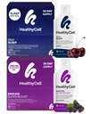 Healthycell REM Sleep Aid Supplement + immun Super Boost Supplement Bundle