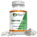 Tributyrin- Max Postbiotic Butyrate Supplement; Bloating, Gas and Leaky Gut Support; Perfect, Clean Wipe Poops; 750 mg Enteric Capsules; 3. part testet Gluten / Dairy- Free