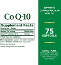 Nature 's Bounty CoQ10, Understøtter Heart Health, Kosttilskud, 100mg, 75 Softgels (pakke med 2)
