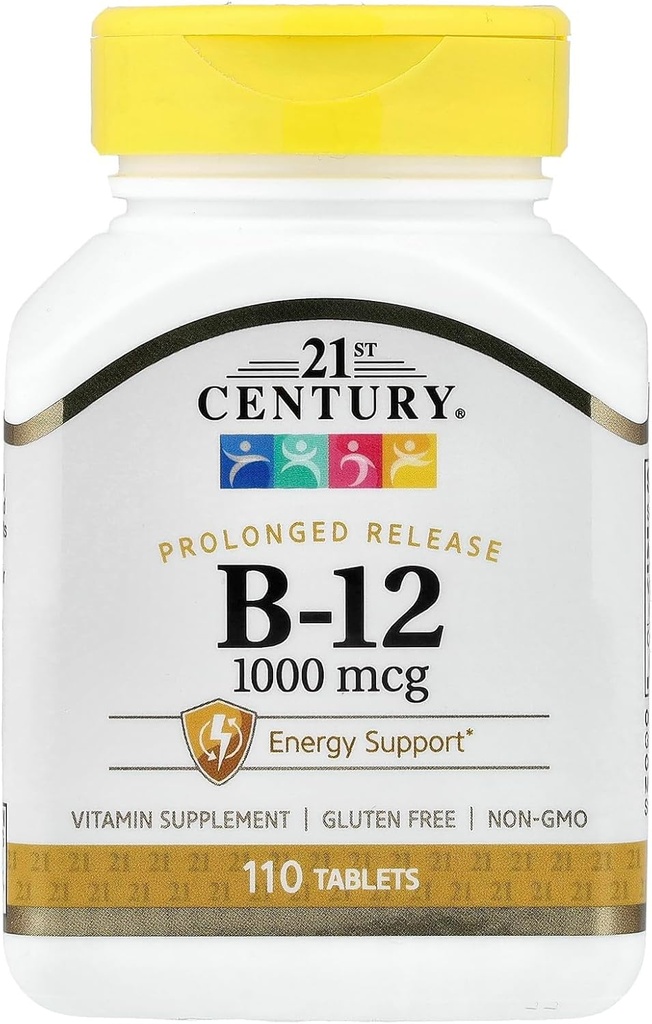 21. århundrede B 12 1000 mcg lange udgivelsestabletter, 110 greve