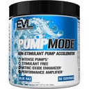 EVL PumpMode Nitrooxide Supplement - Nitrooxide Booster Pump Pre Workout Pulver med Glycerol og betain til muskel opsving vækst og udholdenhed - Stim gratis Pre Workout Drikke (Blue Raz)