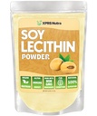 XPRS Nutra Soy Lecithin Powder Food Grade Fat Emulsifier - Egnet til madlavning, bagning og meget mere - Vegansk Friendly Soy Lecithin Powder Cooking Aid (8 Ounce)