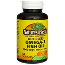Nature's Blend Omega-3 Fish Oil Odorless 60 Sgels