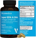 High- potency, Super EPA / DHA Fish Oil 750mg of Essential Omega-3 Fedtsyre- 124; EPA & DHA - 124; Heart Health, Brain Health, Immunsystemet Health