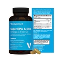 High- potency, Super EPA / DHA Fish Oil 750mg of Essential Omega-3 Fedtsyre- 124; EPA & DHA - 124; Heart Health, Brain Health, Immunsystemet Health
