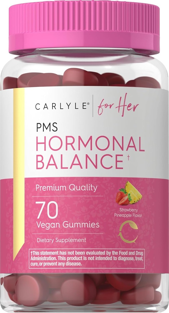 Carlyle Hormonal Balance for Women & PMS Supplements 124; 70 Gummies
