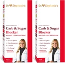 Dr. Stephanie 's Mealtime Carb & Sugar Blocker - Reducere fordøjede kulhydrater & sukkerarter, Stimulant- Free (2 Pack)