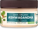 Himalaya Organic Ashwagandha Powder, 45 Day Supply - Herbal Adrenal Support for Stress Relief, Energy Support and Occasional Sleeplessness - USDA Organic, Non-GMO, Vegan, Gluten Free, Flavorless 4 oz