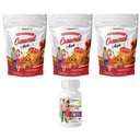 BariatricPal 90- Day Bariatric Vitamin Bundle (Multivitamin ON1 per dag! Kapsler med 45mg jern og calciumcitrat Soft Chews 500mg med Probiotika - Caramel Apple)
