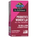 Livets have Dr. Formulerede Dame pH Probiotika 50 Millioner CFU, Pre + Pro + Postbiotika - fordøjelses-, immun- og vaginalstøtte, Kartoffel, Acacia, Postbiotiske Metabolitter, 30 dages forsyning