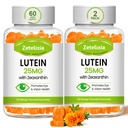 Lutein Gummies 25mg - Eye Vitamin Lutein & Zeaxanthin Eye Health Kosttilskud til voksne, Sugar Free Eye Health Gummies Supplement - Support Vision, Macular, Blue Light Filtering (120 Greve)