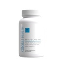 Consult Health Beaute Caps Pro - understøtter hårvækst, hud & negle sundhed - Collagen, vitaminer B6, B7, B12, D & 10,500 mcg biotin - MSM, blod Orange - Anti- Aging - USA Made - Kvinder og mænd 60 kapsler