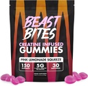 BEAST BITES - Creatin Infunded Gummies - 5g Creapure Creatine Monohydrat Per Serving - NSF Certified for Sport - 30 Servere