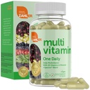 Zahler - One Daily Vegan Multivitaminer til kvinder og mænd (60 Greve) Kosher Multivitamin - Essentielle vitaminer og mineraler med hele fødevarer Spectra Blend - Vegetarisk og Vegan Vitamin til voksne