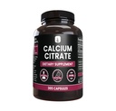Pure Original Ingredienser Calciumcitrat (365 kapsler), Ingen Magnesium eller Rice Fillers, Altid Pure, Lab Verified