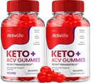 ActivLife Keto ACV Gummies - Active Life Keto Æble Cider Vingirl Gummies, ActivLife Keto + ACV Weight Management Gummies ActiveLife Advanced 1000mg Formulaa (2 Pack - 120 Gummies)