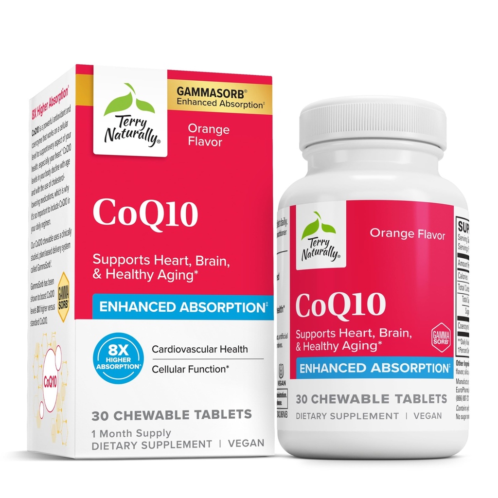 Terry Naturally EuroPharma CoQ10 30 Chewable
