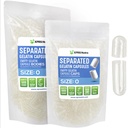 XPRS Nutra Gelatine Størrelse 0 Separerede kapsler - 1000 Count Clear Tomme Kapsler Separeret i poser - Størrelse 0 Gelatine Clear Gel Caps for DIY Supplement Filling