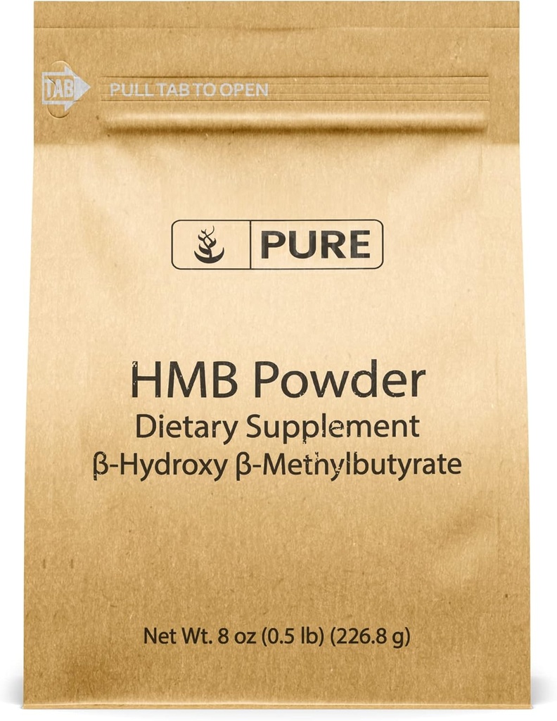 Pure Original Ingredienser HMB (8oz) Non- GMO, Gluten- Free, Lab- Verified
