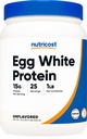 Nutricost Egg White Protein Powder 1lb (Unflavored) - Non- GMO, Gluten Free