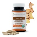 Secrets of the Tribe Wild Yam USDA Organic 60 Kapsler Note 124; Lavet med Organic Vegetar Kapsler og Responsible opdrættede Wild Yam (Dioscorea Villosa) Tørret rod (60 Kapsler)