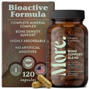 More. Longevity & Wellbeing Premium Calcium Supplement - Bone Strength Supplements with Magnesium, Vitamin D3 + K2 & Zinc for Bone Health Support - 4 Capsule Daily - Easy to Swallow - 120 Capsules