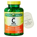250 Count Vitamin C 500mg with Rose HIPS Tablets Dietary Supplement, Antioxidant Protection, 250 Tablets + Vitamin Guide Included