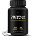 HUMANX Turkesteron & Tongkat Ali 900mg - Understøtter energi, Stamina, og Muscle Recovery and Growth - Turkesteron Supplement - Tongkat Ali Supplement - Long Jack Extract (Eurycoma Longifolia)