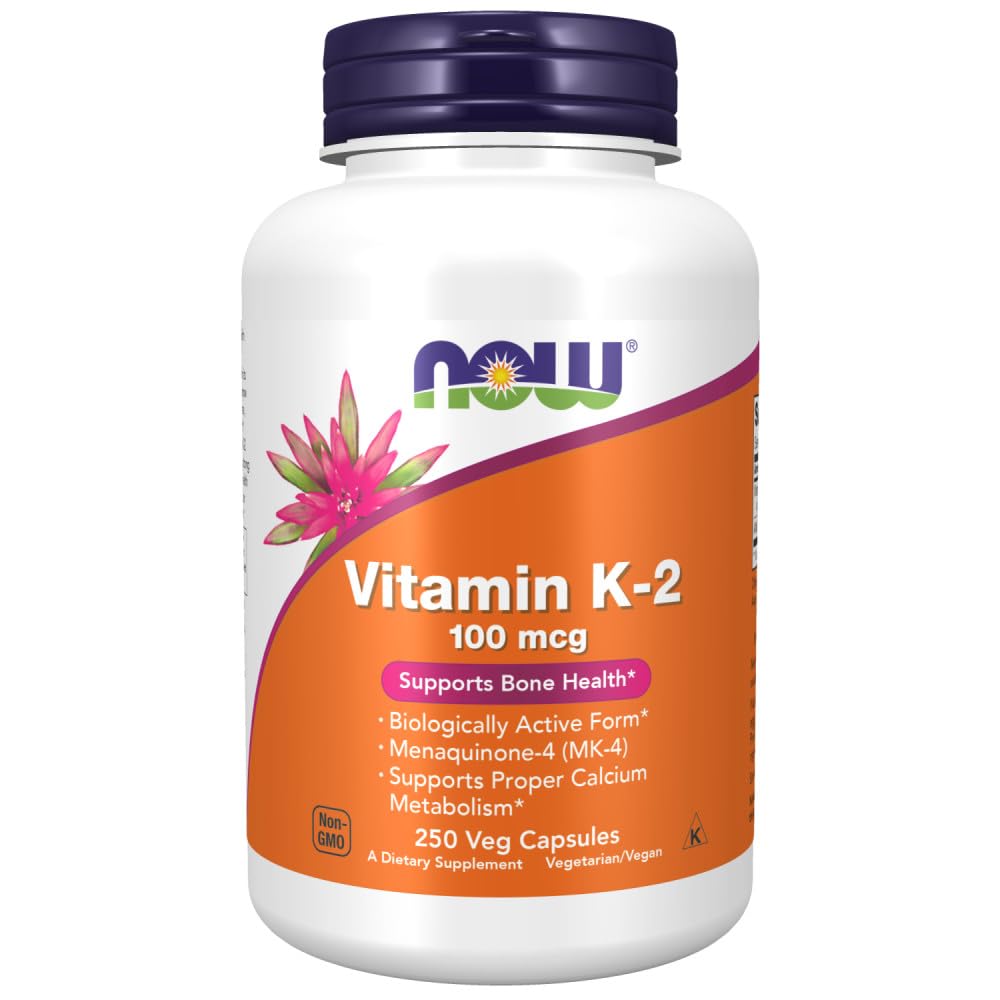 Now Foods Vitamin K-2, 250 vegetabilsk kapsel