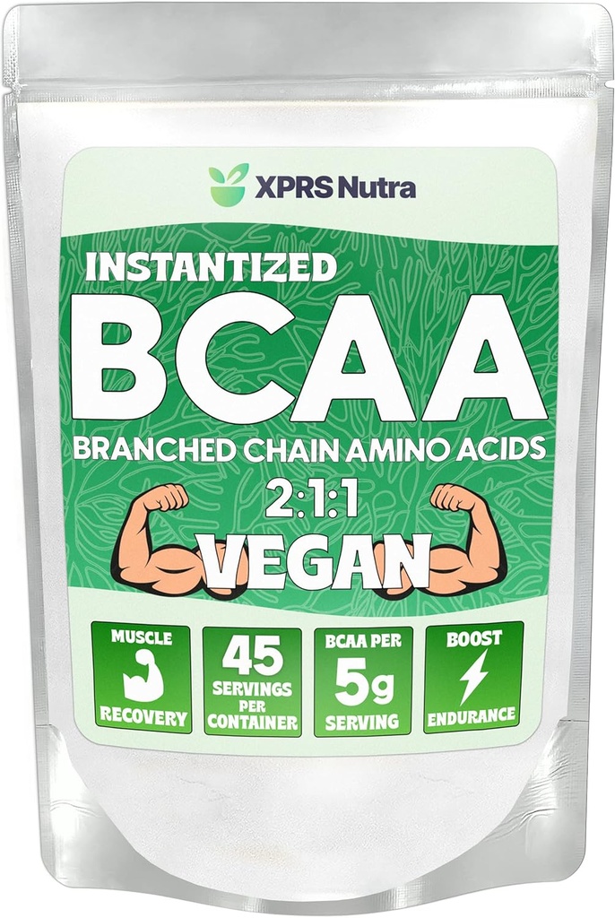 XPRS Nutra BCAA Powder - Aminosyrer supplement til mænd - Unflavored BCAA workout kosttilskud - Gym Kosttilskud til mænd - Aminosyrer supplement til kvinder til gym post workout inddrivelse (8 Ounce)