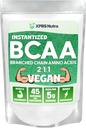 XPRS Nutra BCAA Powder - Aminosyrer supplement til mænd - Unflavored BCAA workout kosttilskud - Gym Kosttilskud til mænd - Aminosyrer supplement til kvinder til gym post workout inddrivelse (8 Ounce)