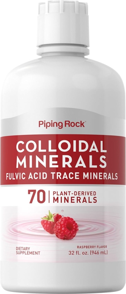 Piping Rock Kolloide Minerals Flydende 124; 32 fl oz