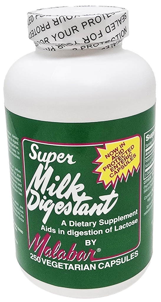 Malabar Super Milk Digestant - 250 tabletter