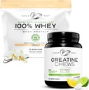 Muskel Feast Isolate + Creatin Candy Bundle: 1 Whey Protein Isolate (Vanilla, 5lb) + 1 Creatin Candy (Lemon Lime, 360)