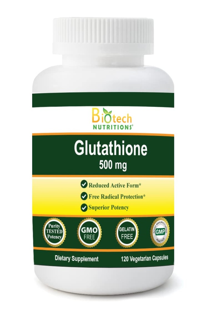 Glutathion 500 mg 120 Vegetabilske kapsler