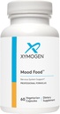 XYMOGEN Mood Food - Nervesystemet, Afslapning & Mood Support - Folat, B12, B6 med Magnesium, 5- HTP & GABA Supplement - Vegan & Non- GMO (60 kapsler)