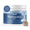 Fera Kæledyr Postbiotika Plus Prebiotika til hunde og katte - med Slippery Elm - fremmer optimal fordøjelsesmæssig sundhed & inflammatorisk respons - Forbedrer immunitet - 120 Scoops