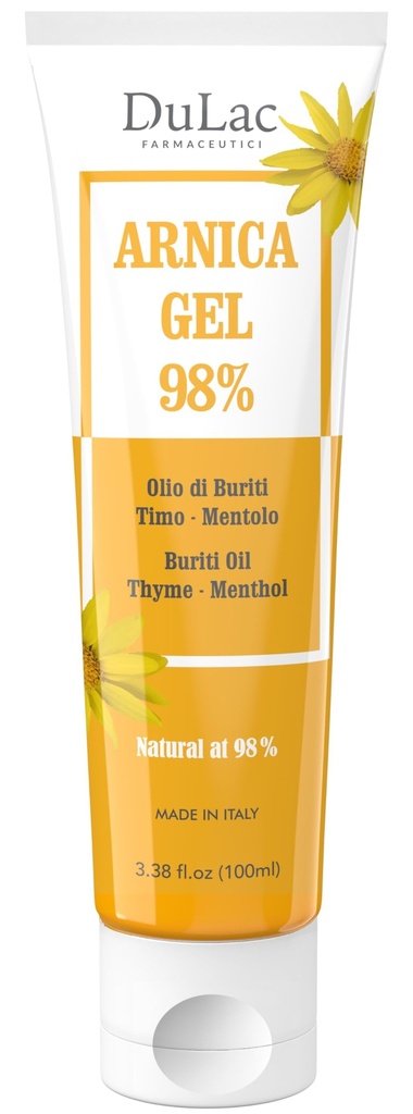 Dulàc - Arnica Gel til blå mærker og hævelse 3.38 Fl Oz, 98% Arnica Montana Cream Extra Styrke til muskel og fælles relief, non-Greasy, Natural Formel, Cool Effect, Alkohol fri