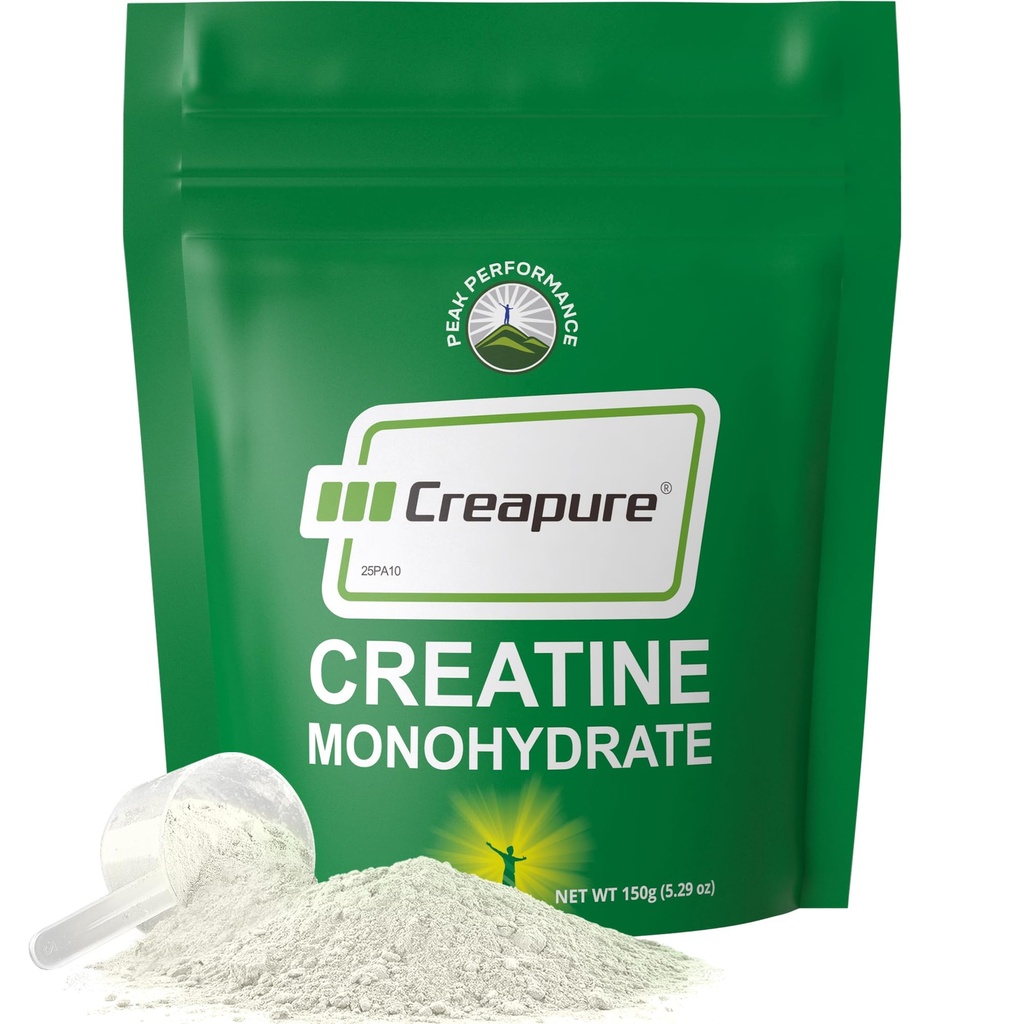 Creapure Creatin monohydrat pulver. Ultra høj renhed tysk gjort Creatin med intet andet Tilføjet på alle. Ren og uden smag for mænd og kvinder. Zero Bloating, No Sugar, Vegansk Friendly Supplement