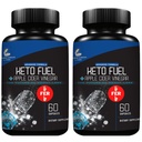 Forskning Labs 2 fer 1 Ad Keto Diet Pills Detox Cleanse & Support w / Apple Cider Vinare120 Grev Proprietary Ketoner, Hunger Suppressant Vægttab Diet Pills