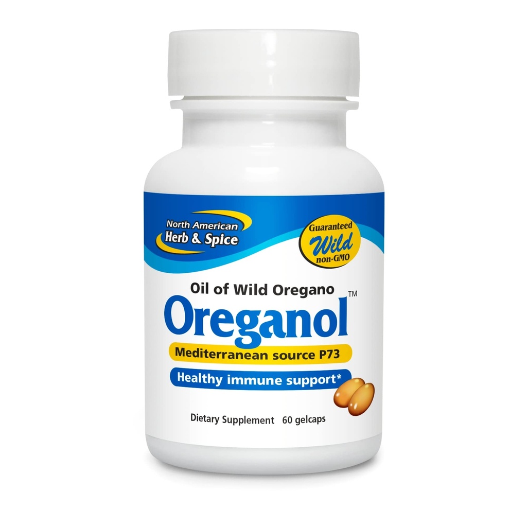 North American Herb and Spice, Oreganol P73 Gel- Capsules, 60- Count