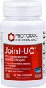 PROTOKOL OM LIV BALANCE Joint-UC med ikke-denatureret type II-collagen- Calcium & 70 + spor Mineraler - immunsupport supplement - non-GMO & Dairy Free - 60 Veg Caps