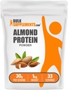 BulkSupplements.com Mandel Protein Powder - Plant Based Protein, Mandel Powder - Vegan, Gluten Free, & No Sugar, 30g per Serving, 1kg (2,2 lbs) (Pack of 1)