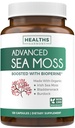 Organic Irish Sea Moss Capsules - Organic Sea Moss Capsules med Bladderwrack Burdock Root og Black Pepper Extract for Enhanced Absorption - Vegan Non- GMO & Lavet i USA (2 måneders levering)