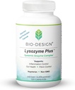 Lysozyme Plus Systemisk Enzyme Complex - Broad Spectrum & Meget aktive Vegetariske enzymer - Understøtter Gut Sundhed, Fibrin & Inflammation Control - 120 Kapsler