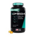 JYM Supplement Science Omega JYM Fish Oil 2800mg, High Potency Omega 3, EPA, DHA, DPA for hjerne, hjerte, & fælles støtte 120 Soft Gels